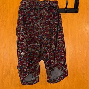 lululemon mens Camo Shorts - Red and Green